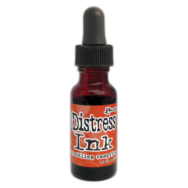Tim Holtz Distress Ink Pad Re-Inker Crackling Campfire