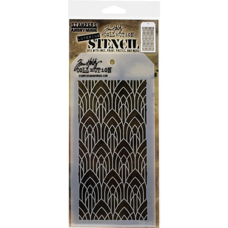 Layering Stencil - Stampers Anonymous - Deco Arch