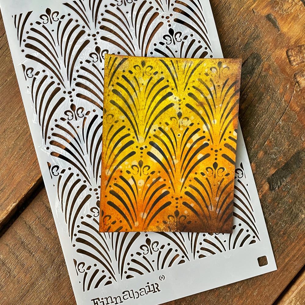 Finnabair Stencil - Art Deco