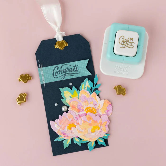 We R Memory Keepers - Metallic Multi Asst Stapler Charms- 12pk