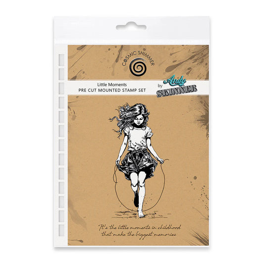 Cosmic Shimmer - Andy Skinner  Pre Cut Mounted Stamp - Little Moments