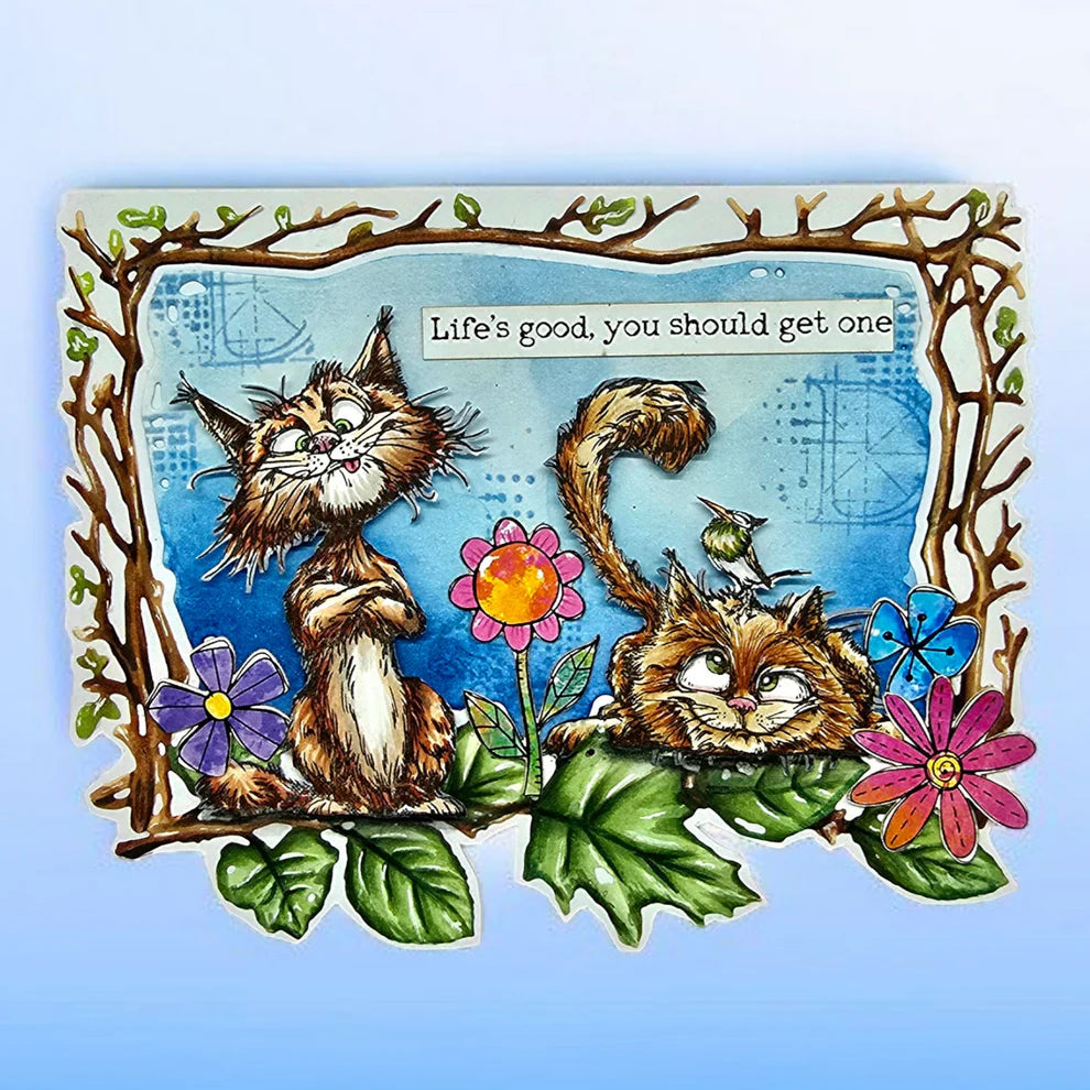 AALL & CREATE - A6 Stamps - Curious Roofer #1274