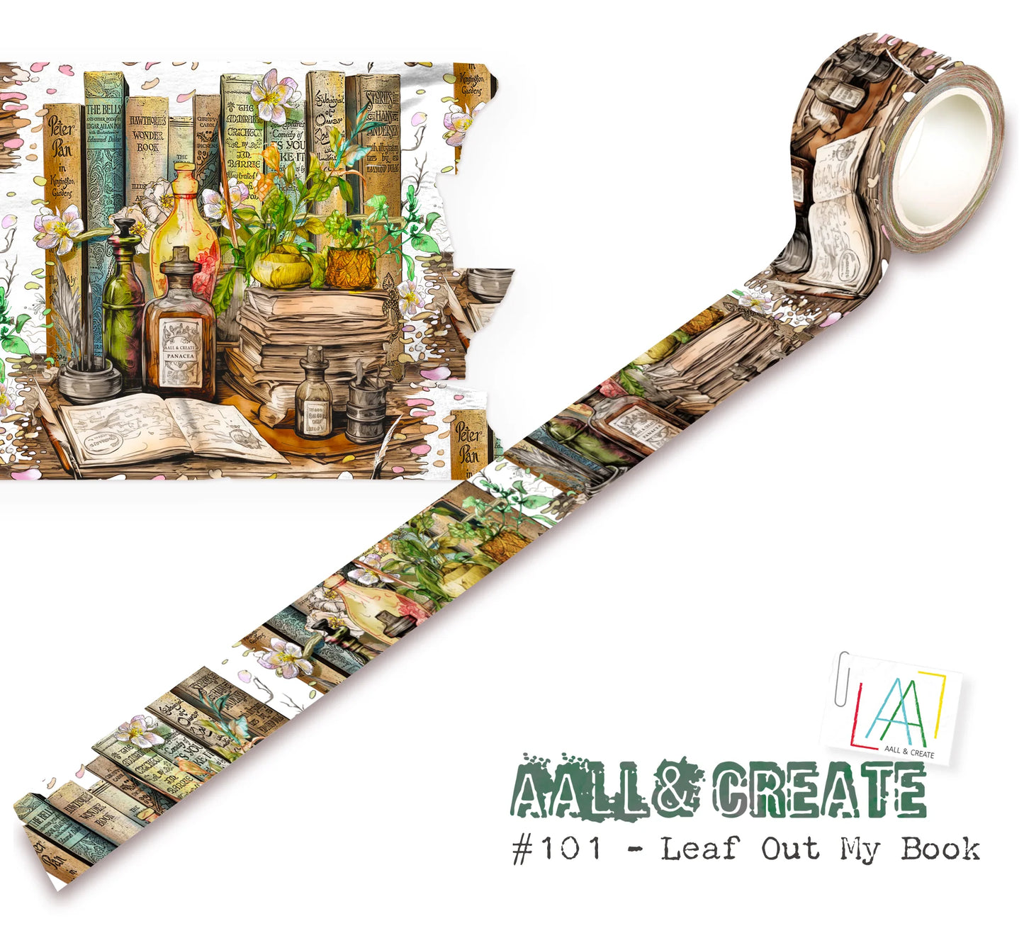 AALL & CREATE - Washi Tape -Leaf Out My Book #101