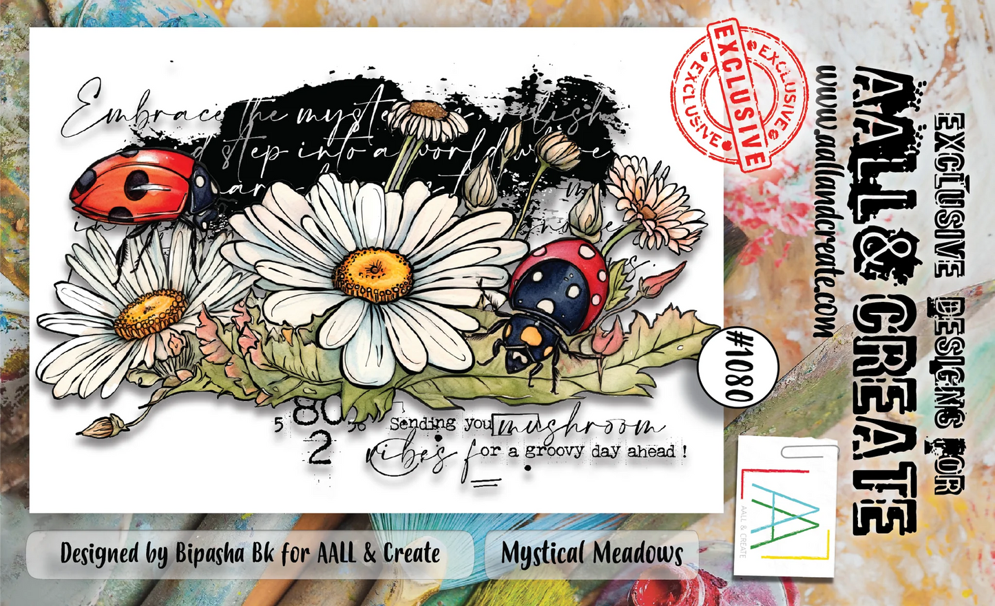 AALL & CREATE - A7 Stamps -Mystical Meadows # 1080