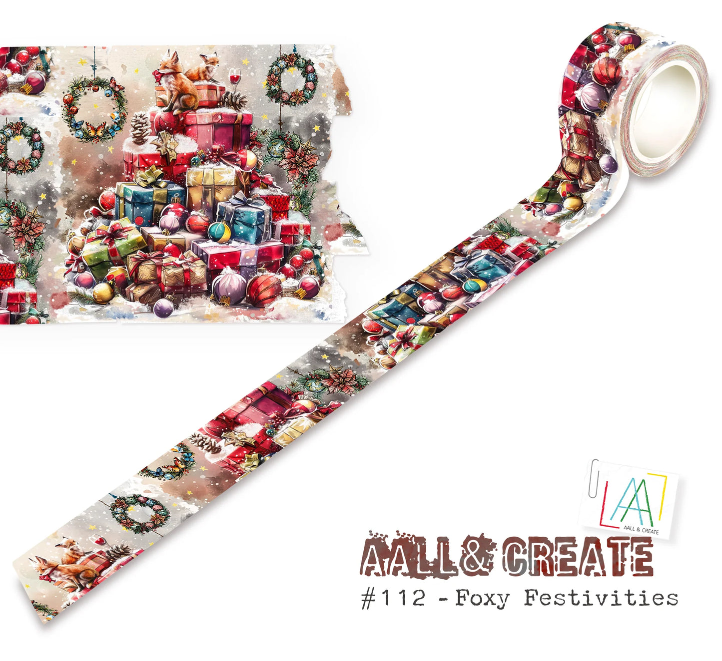 AALL & CREATE - Washi Tape - Foxy Festivities #112