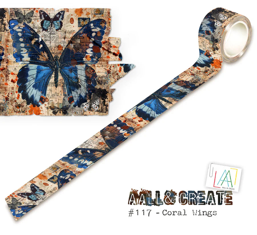 AALL & CREATE - Washi Tape - Coral Wings #117
