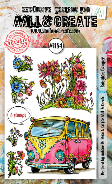 AALL & CREATE - A6 Stamps - Babylon Campers #1184