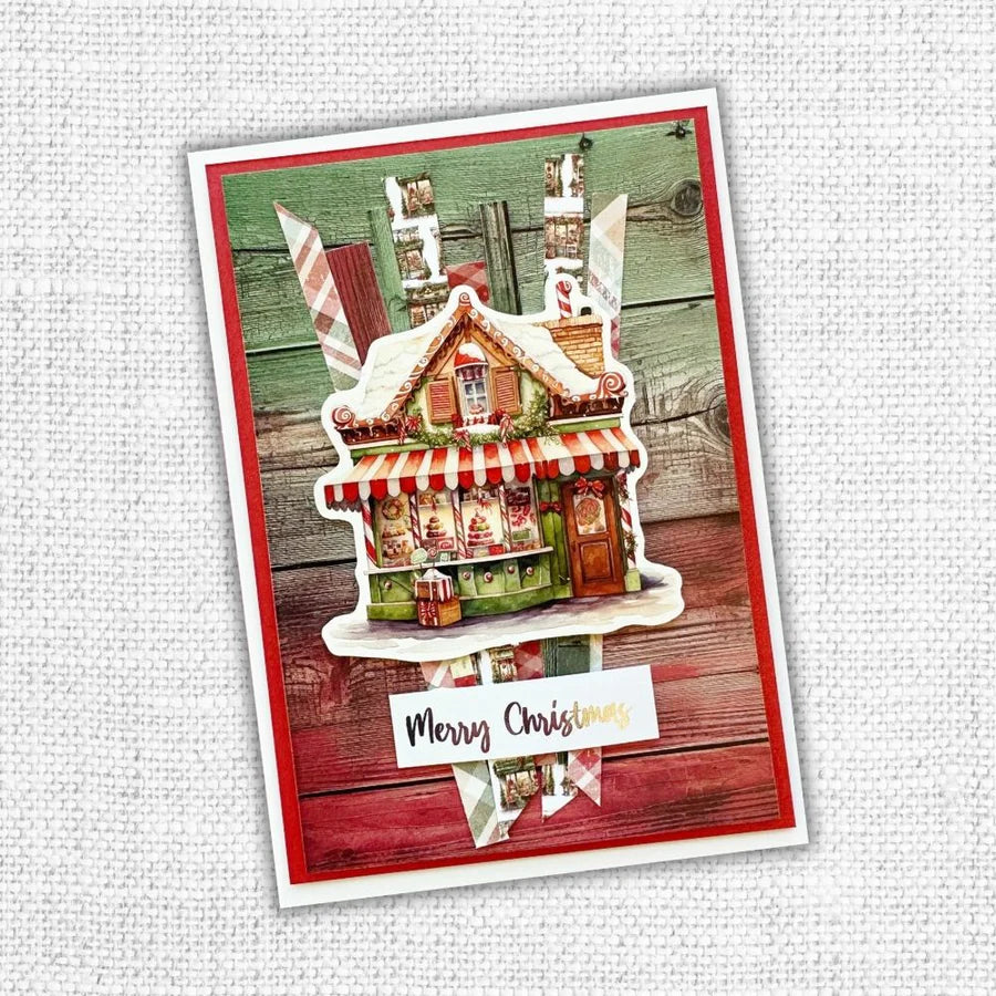 Paper Rose Embossed Die Cuts - Christmas Shops