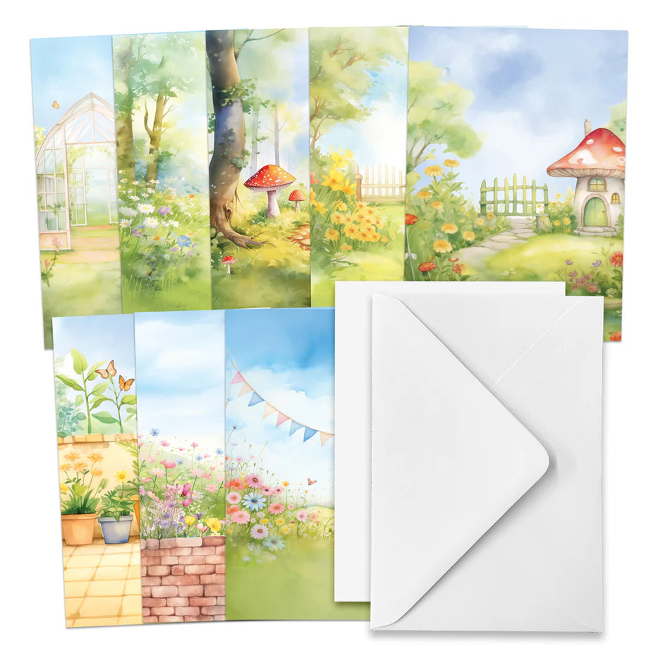 Katy Sue - Garden Gnomes - 3D Die Cut Decoupage (8 Designs)