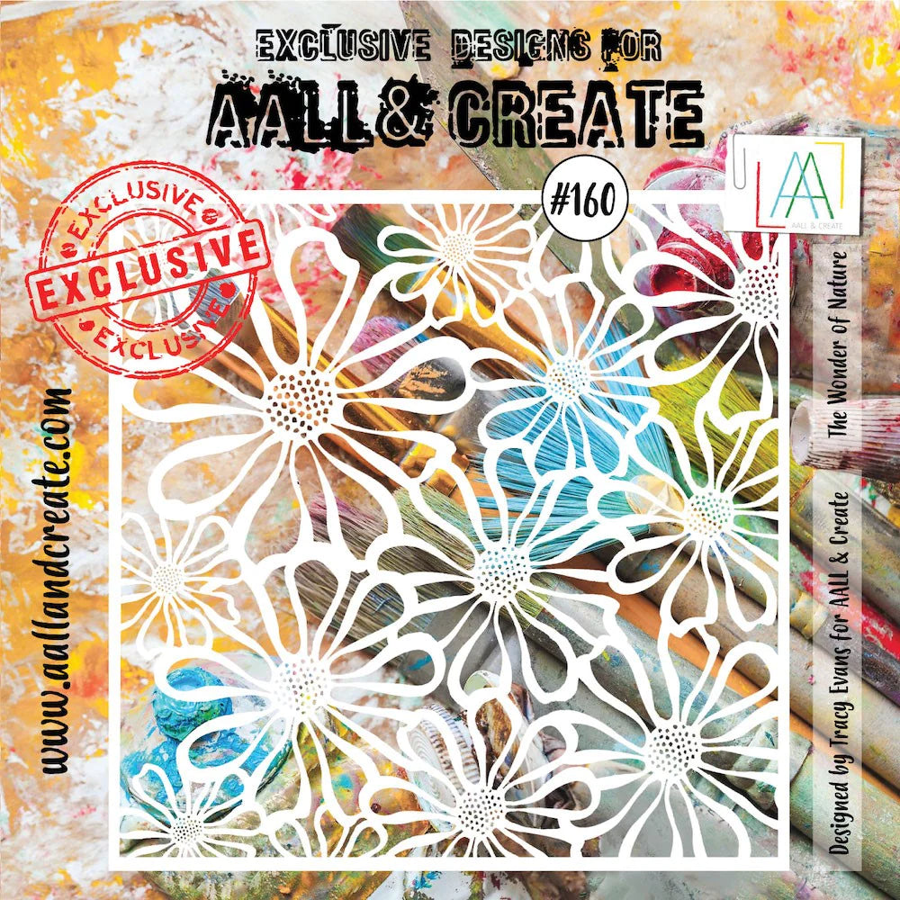 AALL & CREATE - 6X6 Stencil - The Wonder Of Nature