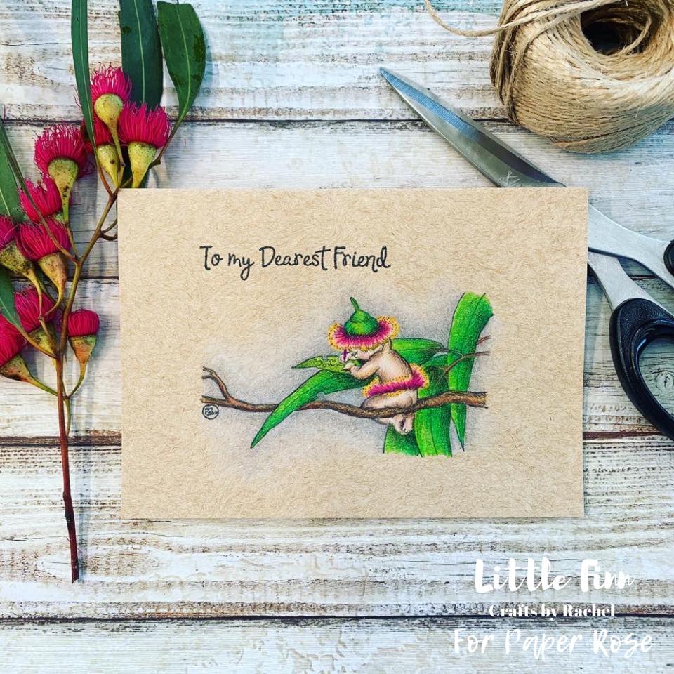 Paper Rose - Clear Stamp Set - Snugglepot & Cuddlepie - Dearest Friends