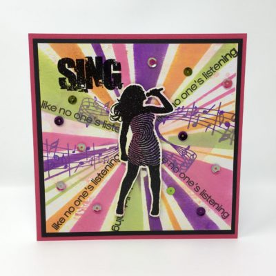 Visible Image clear stamps -Sing