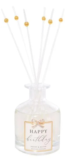 Jewelled Happy Birthday Diffuser