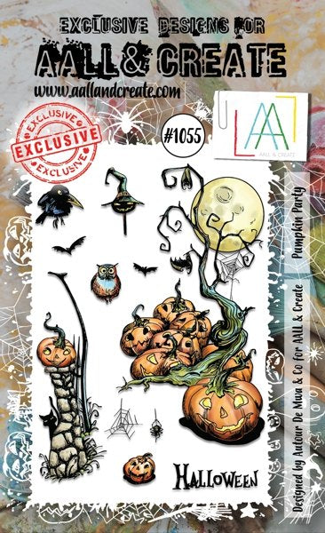 AALL & CREATE - A6 Stamps - Pumpkin Party # 1055