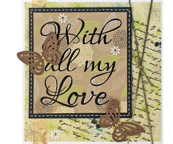 Woodware Craft Collection - Old Letter