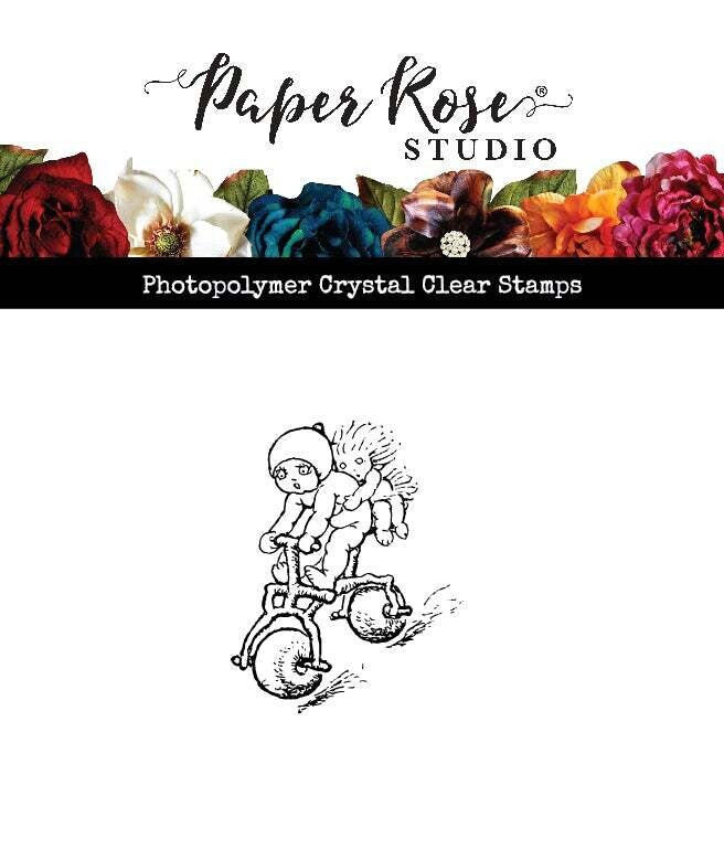 Paper Rose - Clear Stamp Set - May Gibbs Bike
