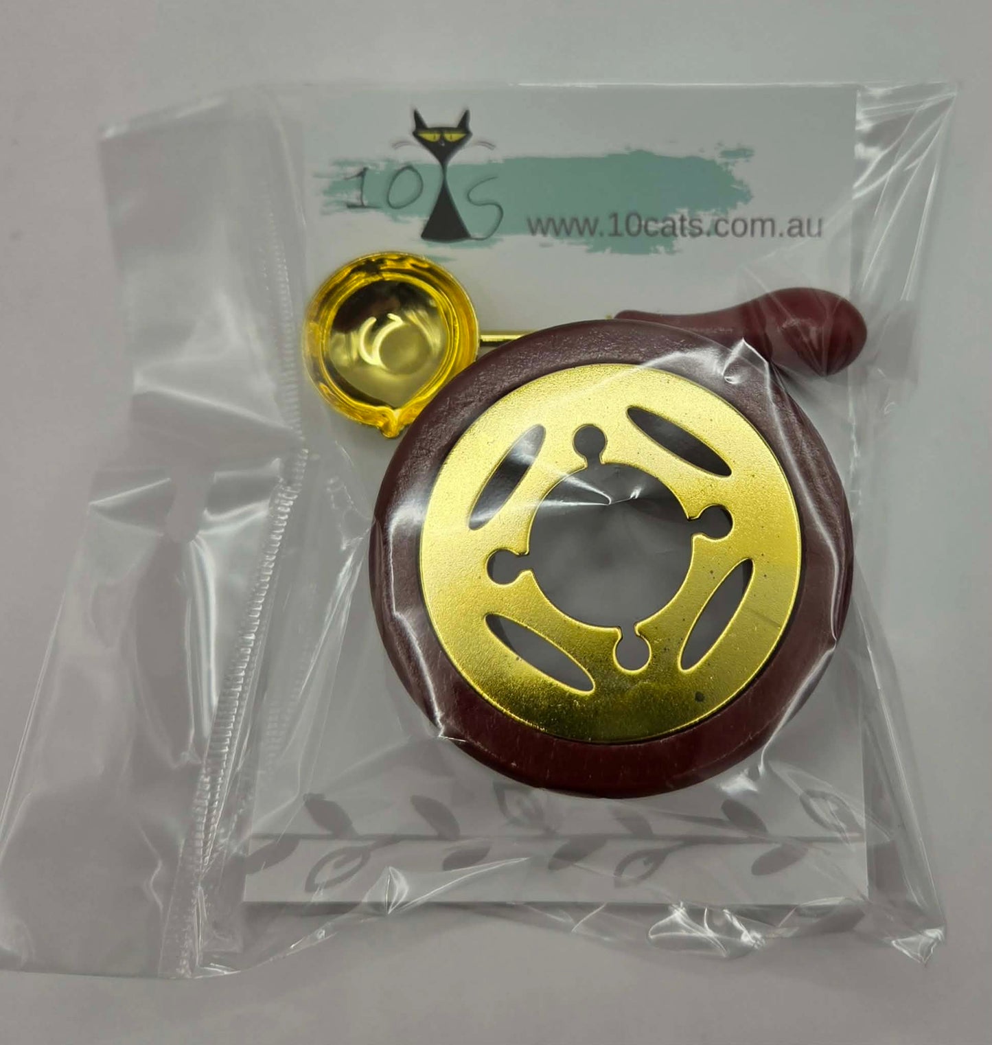 Wax Seal Melting Stand Set - Red Wood