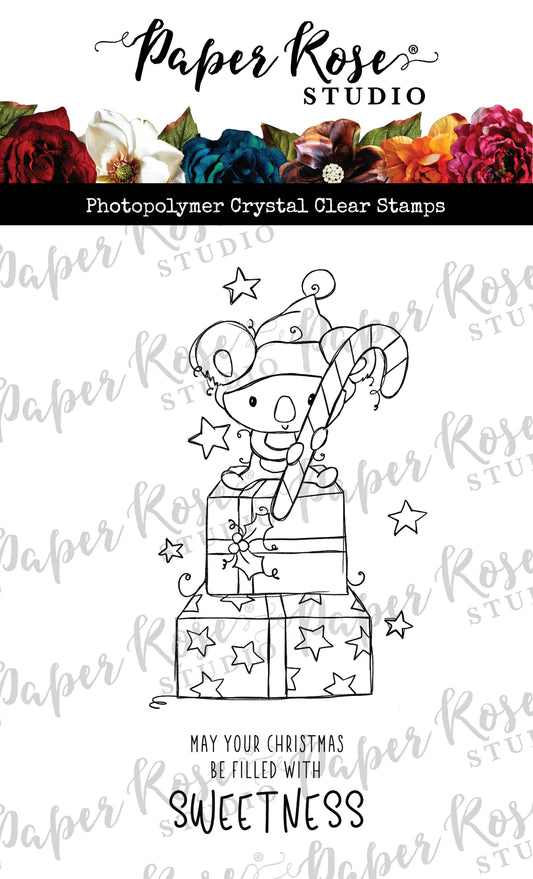 Paper Rose -  Clear Stamp Set -Koala Christmas