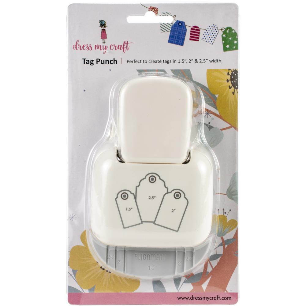 Dress My Craft - Paper Punch - Rounded Tag