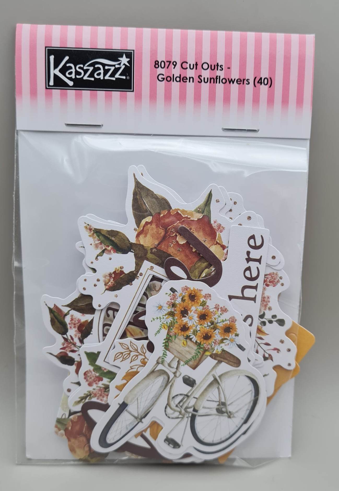 Kaszazz Cut-Outs - Golden Sunflowers