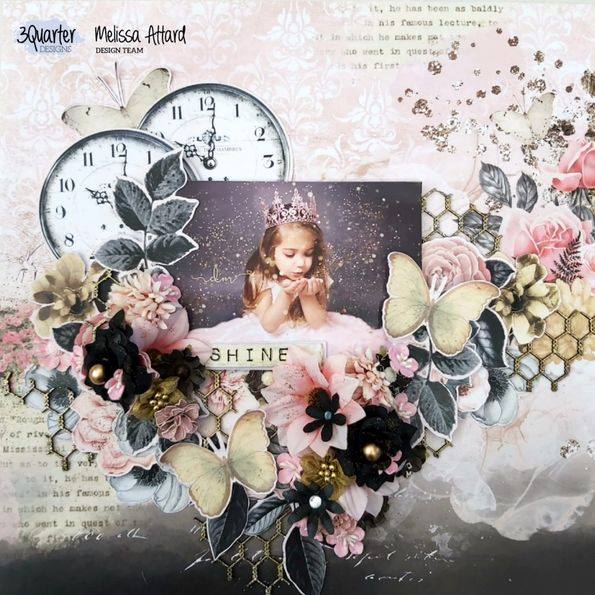 3 Quarter Designs - Blush Indulgence 6x6 Pack Papers