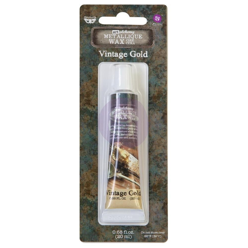 Finnabair Art Alchemy - Metallique Wax - Vintage Gold