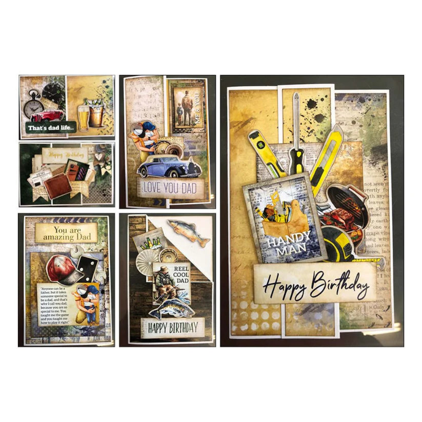 3 Quarter Designs -Dadz Life 6x4 Card Pack