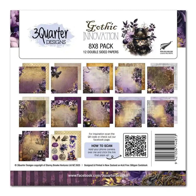 3 Quarter Designs - Gothic Innovation 8x8 Pack
