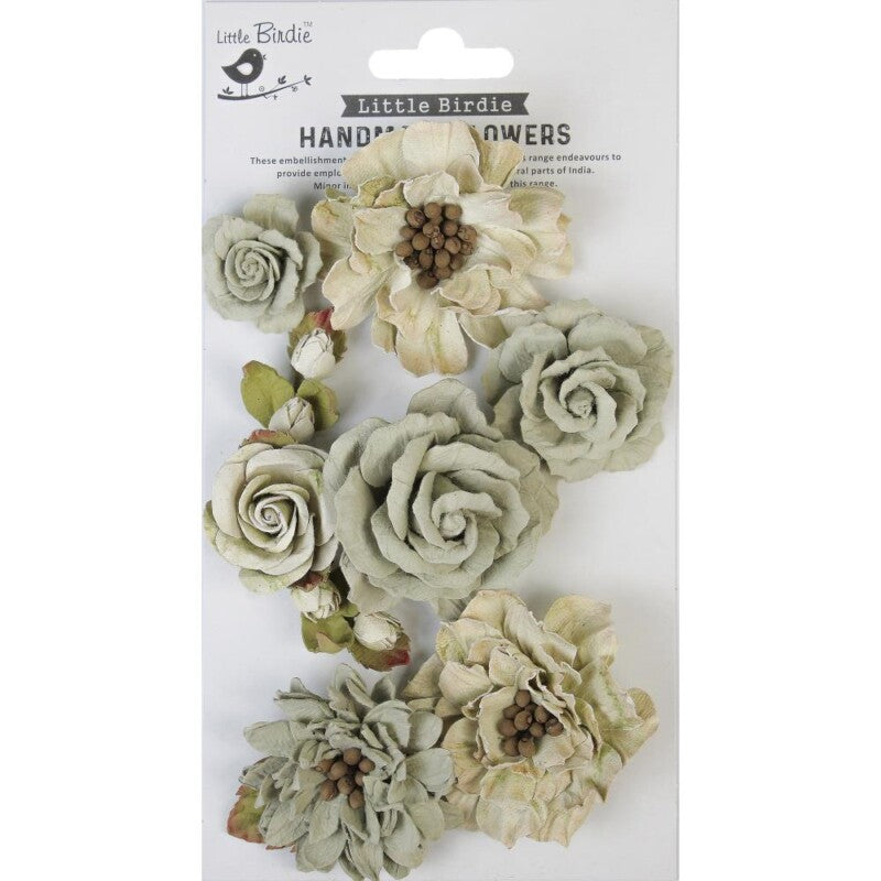 Little Birdie - Lolita Handmade Flowers - Earthy Moss