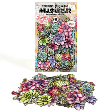 AALL & CREATE - Ephemera Die Cuts - Crassulacae Bits #43