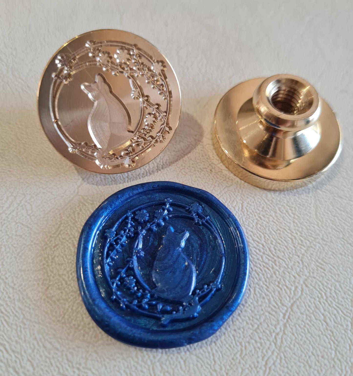 Wax Seals - Floral Cat