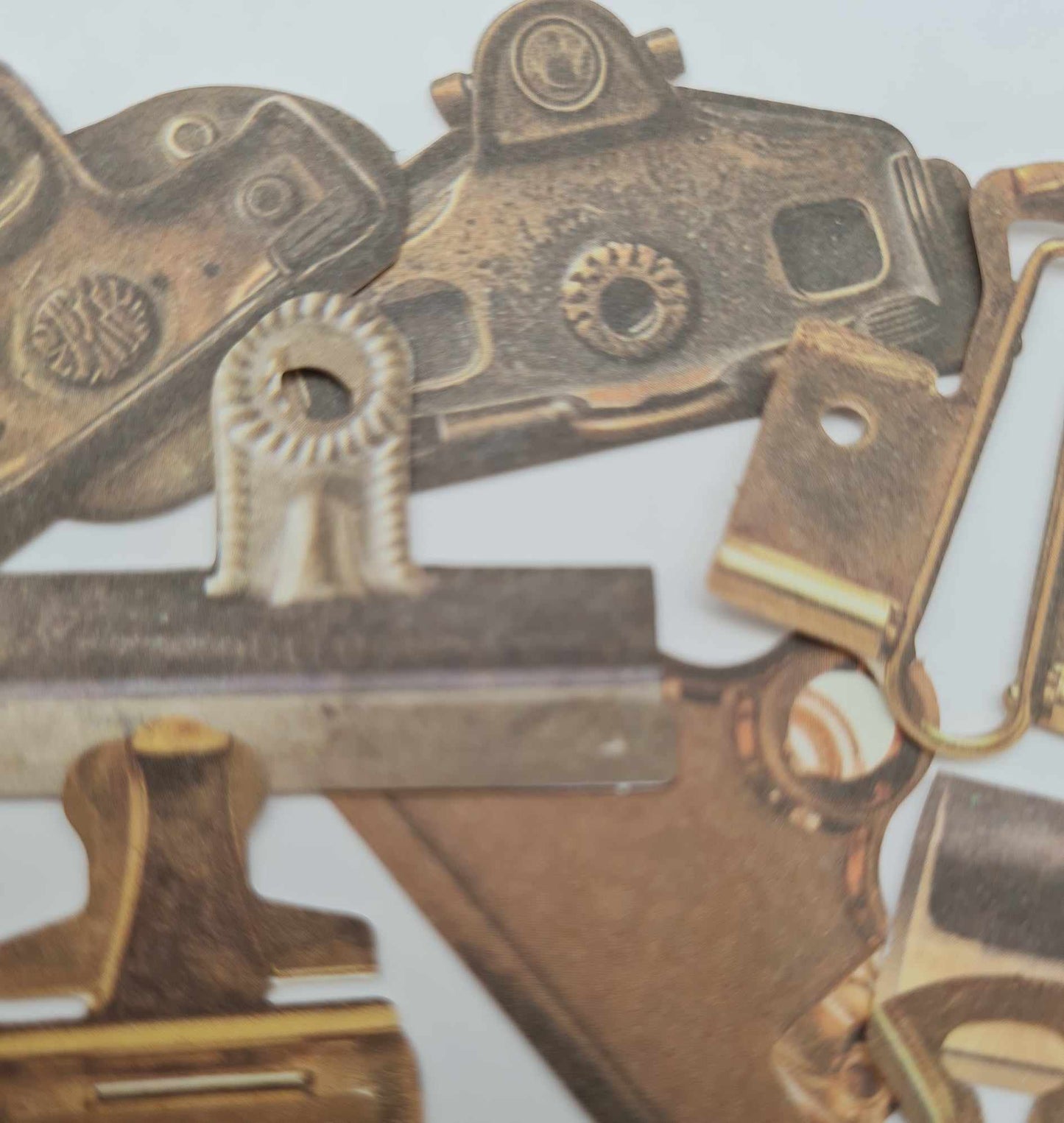 Vintage Clipboard & Clock Stickers