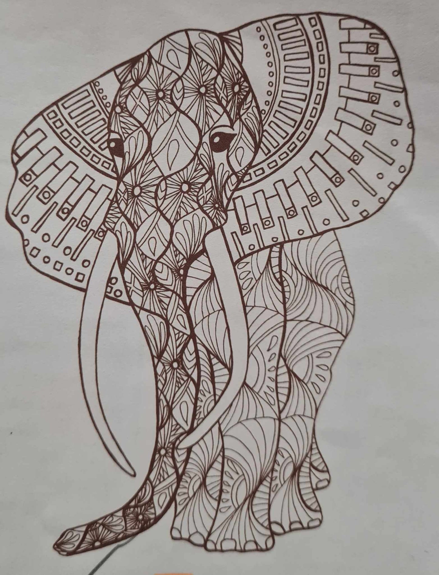 Kaszazz Rubber Stamp - Elephant 