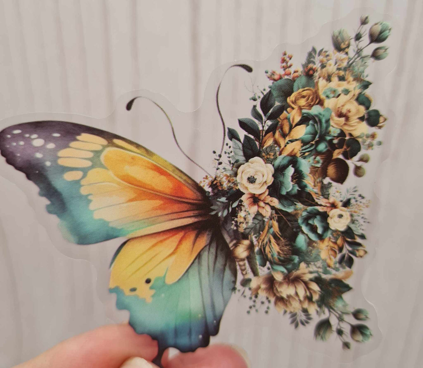 Mystical Butterfly - Clear Stickers - Natural