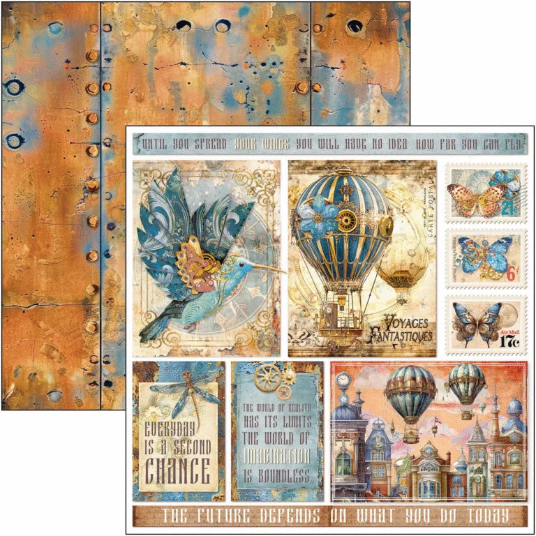 Ciao Bella - Esprit de Voyage Pad 8″x8″ 12/Pkg