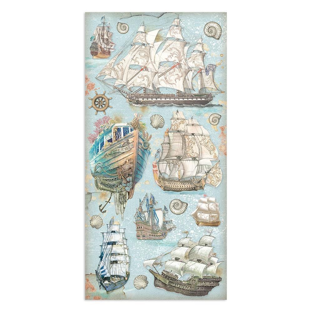 Stamperia - Collectables - Songs Of The Sea 6"x12" Pad