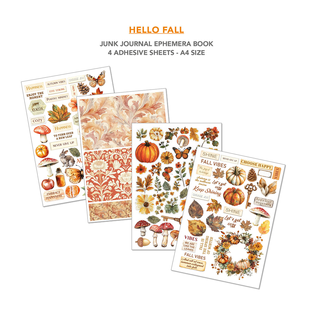 Ciao Bella - Junk Journal & Ephemera Book - Hello Fall