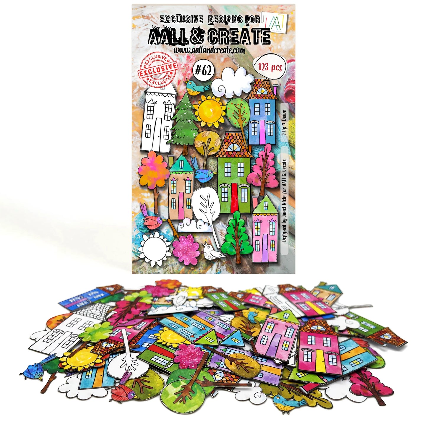 AALL & CREATE - Ephemera Die Cuts - 2 Up 2Down #62