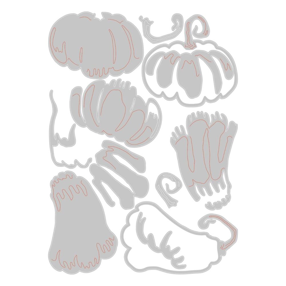 Sizzix - Thinlits - Pumpkin Duo Colorize