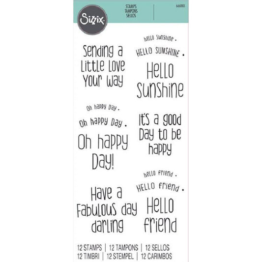 Sizzix - Clear Stamp - Sending A Little Love