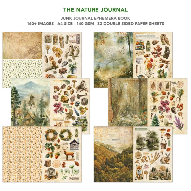 Ciao Bella - Junk Journal & Ephemera Book - The Nature Journal
