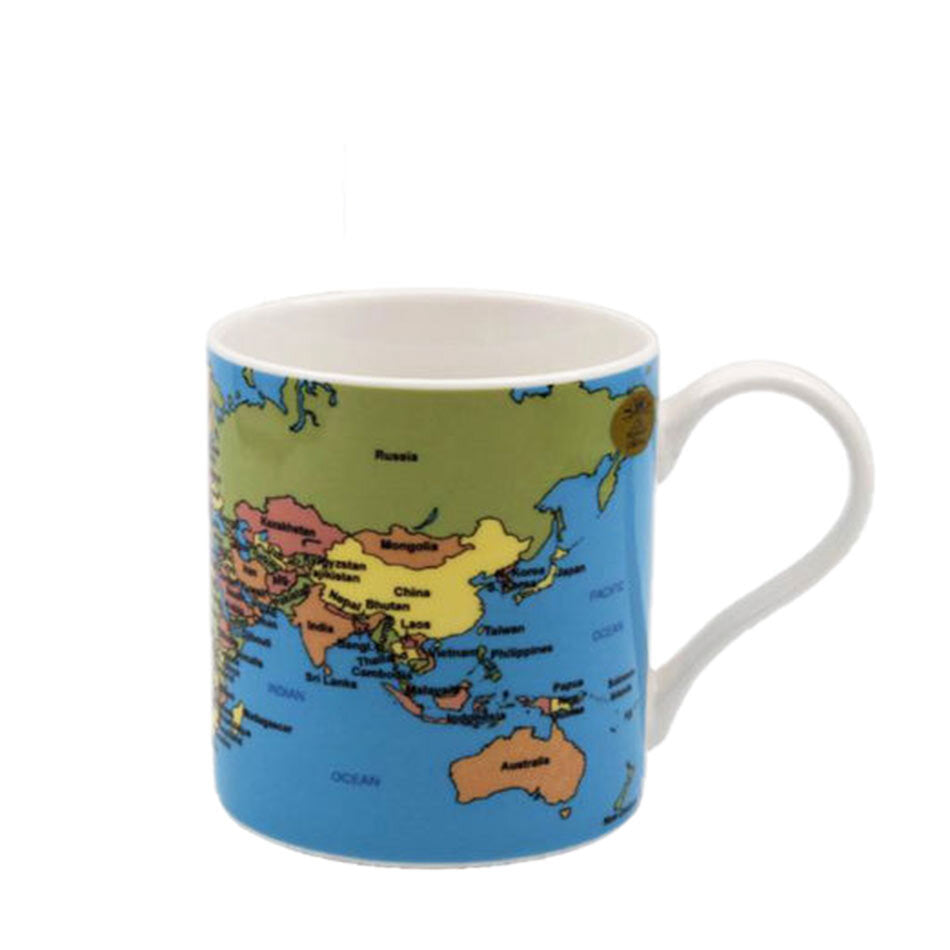 Educational Mugs - Map Of The World