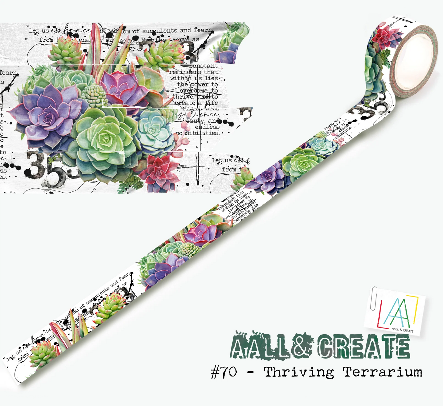 AALL & CREATE - Washi Tape - Thriving Terrariam #70