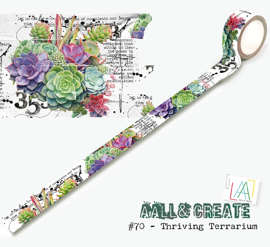 AALL & CREATE - Washi Tape  - Thriving Terrariam #70