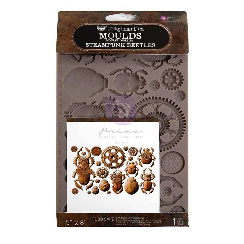 Finnabair Imaginarium Moulds - Steampunk Beetles