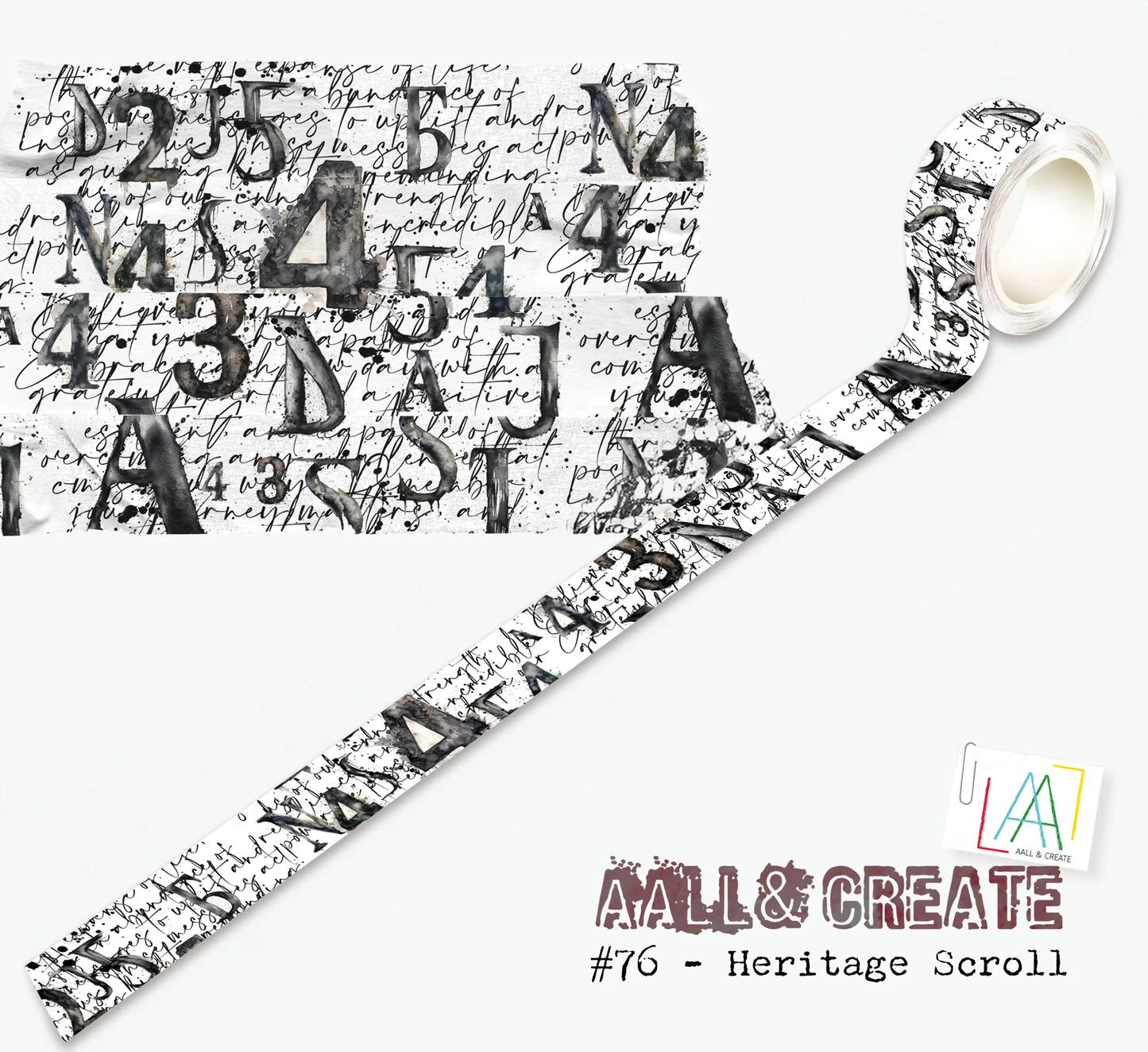AALL & CREATE - Washi Tape - Heritage Scroll #76