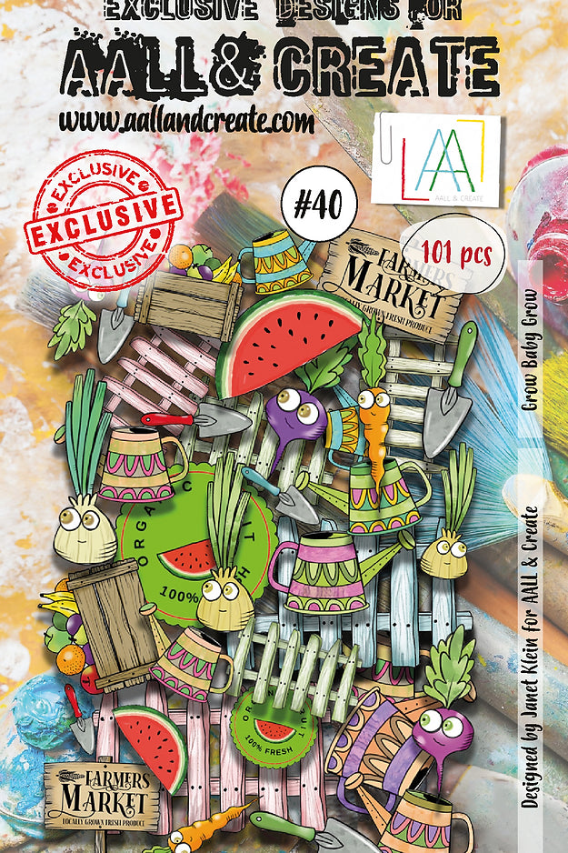 AALL & CREATE - Ephemera Die Cuts - Grow Baby Grow #40