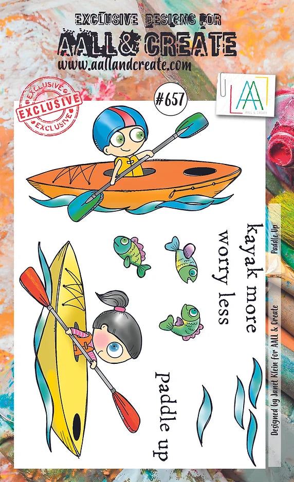 AALL & CREATE - A6 Stamps - Paddle Up #657