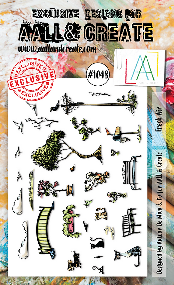 AALL & CREATE - A6 Stamps - Fresh Air # 1048