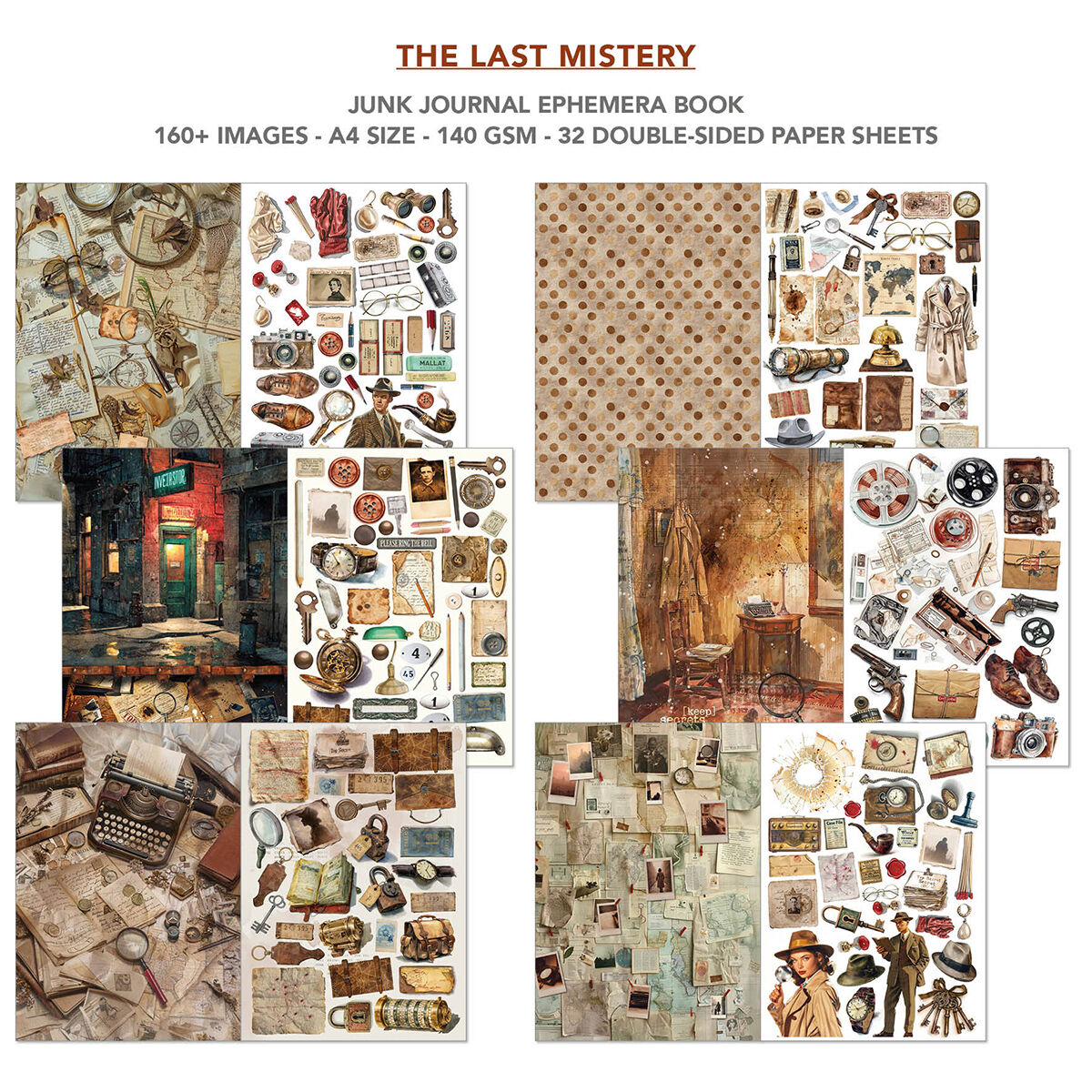 Ciao Bella - Junk Journal & Ephemera Book - The Last Mystery